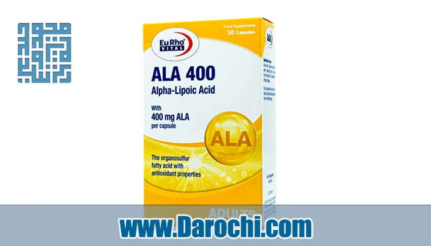 بنر کپسول آ ال آ 400 یوروویتال 30 عددی