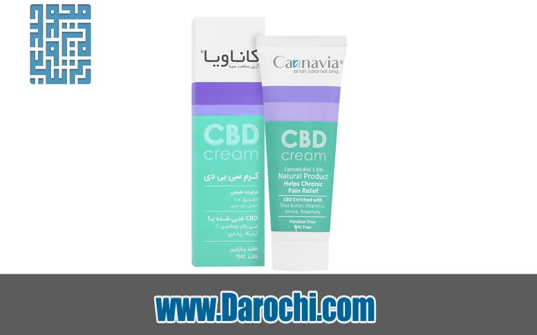 کرم ضد درد کاناویا CBD آرین سلامت سینا 50 گرم