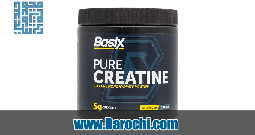 کراتین مونوهیدرات بیسیکس ۳۰۰ گرم Basix Pure Creatine