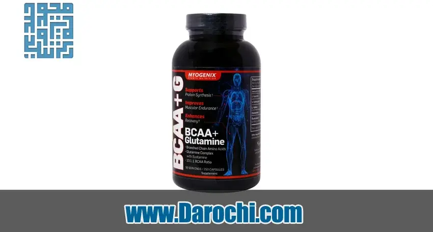BCAA + Glutamine مایوجنیکس برای ریکاوری عضلات