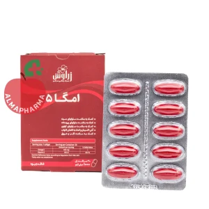 سافت ژل امگا ۵ زراوش ۳۰ عددی